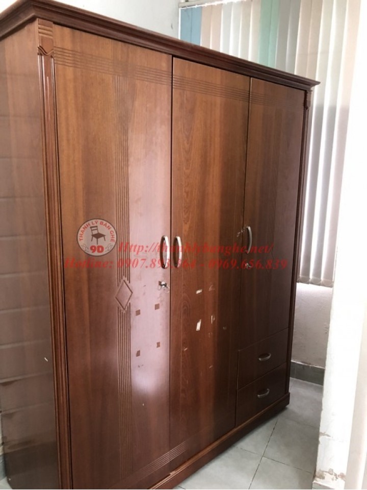 Thanh lý tủ áo ba cánh mã số 642